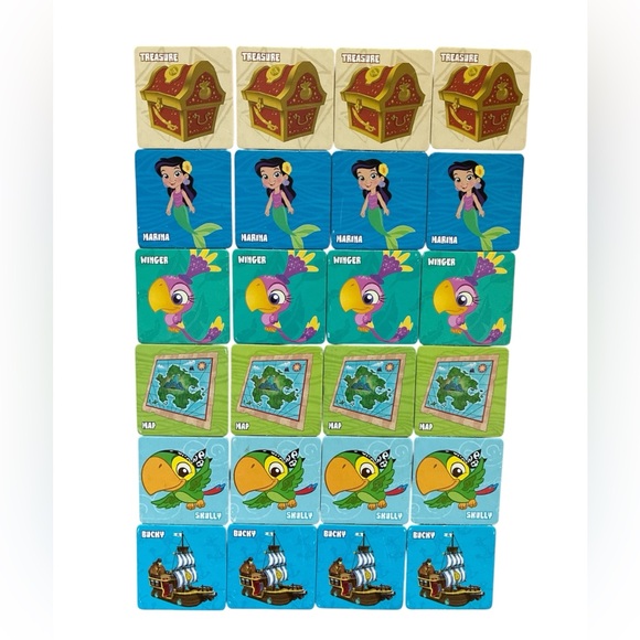 Disney Jr. Matching Game Jake And The Neverland Pirates Preschool Ages 3+ READ - Picture 6 of 8